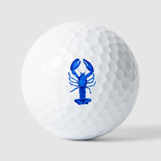 Blauwe Kreeft Golfballen (Voorkant)