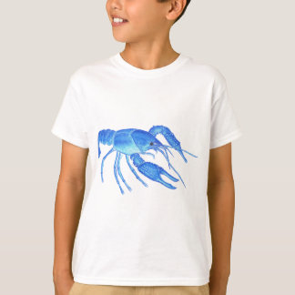 Blauwe kreeft t-shirt