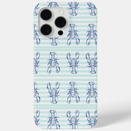 Blauwe Kreeften Case-Mate iPhone Case (Achterkant)