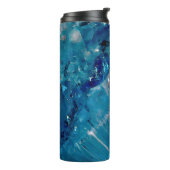 Blauwe kristallen thermosbeker (Gedraaid links)