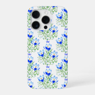 Blauwe Krokus iPhone 16 Pro Hoesje