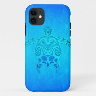 Blauwe kruidenschildpad iPhone 11 hoesje