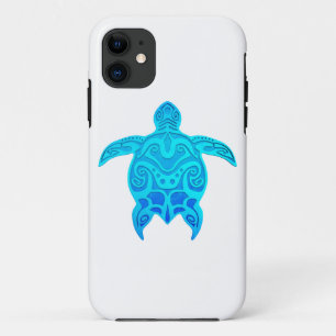 Blauwe kruidenschildpad iPhone 11 hoesje