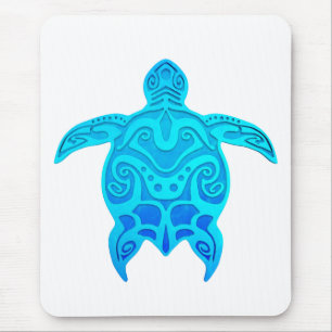 Blauwe kruidenschildpad muismat
