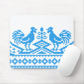 Blauwe kruissteek muismat (Met muis)