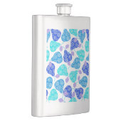 Blauwe kubus' pears pattern flacon (Rechts)