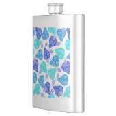 Blauwe kubus' pears pattern flacon (Links)