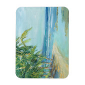 Blauwe kuststrook magneet (Verticaal)