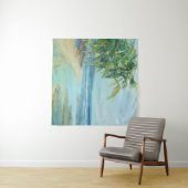 Blauwe kuststrook wandkleed (In Situ (horizontaal))