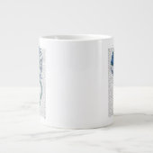 Blauwe kwal extra grote beker (Voorkant)