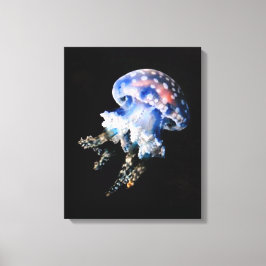 Blauwe kwal Fine Art Canvas Print
