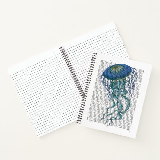 Blauwe kwal notitieboek (Binnen)