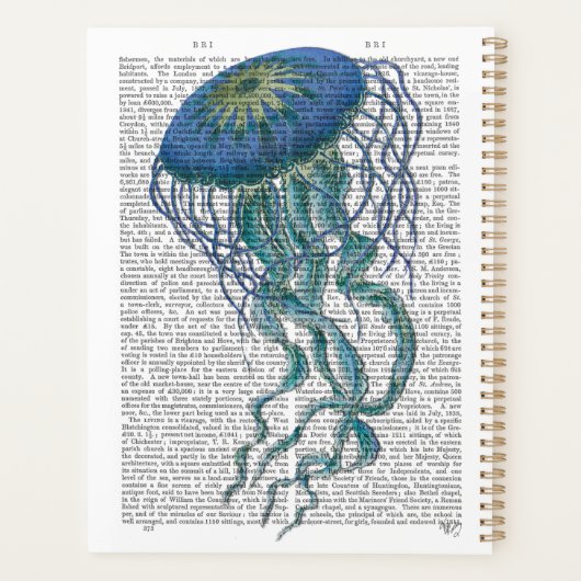 Blauwe kwal planner (Achterkant)