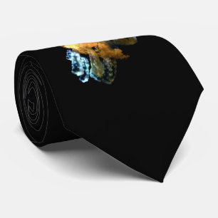 Blauwe kwal stropdas