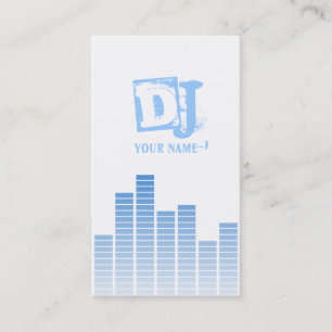 Blauwe kwalificator visitekaartje