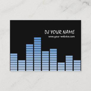 Blauwe kwalificator visitekaartje