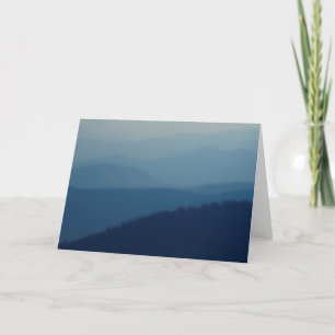 Blauwe lagen kaart
