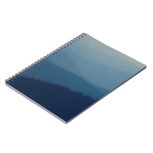 Blauwe lagen notitieboek (Linkerzijde)