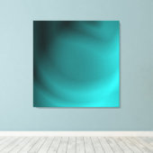 Blauwe lagune canvas afdruk (Insitu (Houten vloer))