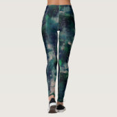 Blauwe lagune leggings (Achterkant)