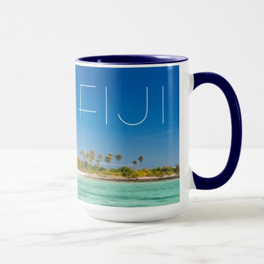 Blauwe Lagune Zeegezicht, Fiji Mok (Rechts)