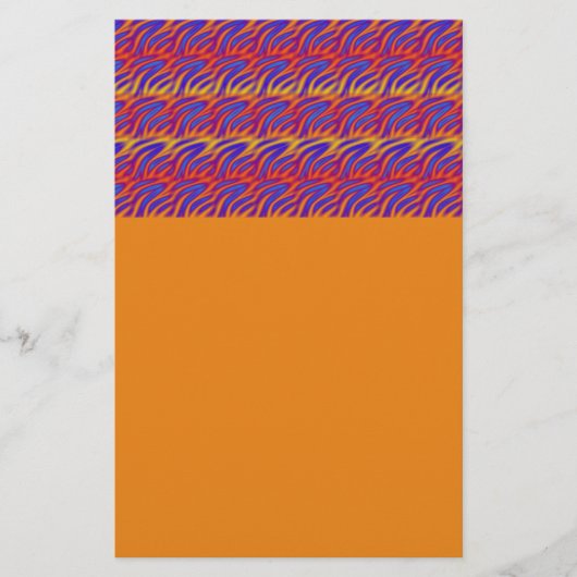 Blauwe lammeren briefpapier (Voorkant)