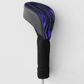 Blauwe lammeren golfheadcover (Schuin)