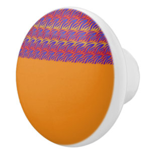 Blauwe lammeren keramische knop