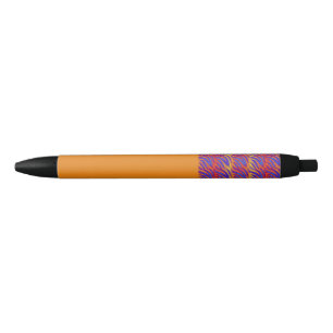 Blauwe lammeren zwarte inkt pen