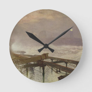 Blauwe lampjes, Teignemouth Pier - Licht de lampen Ronde Klok