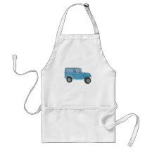 Blauwe Land Cruiser Schort