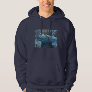 Blauwe Landschap Hoodie