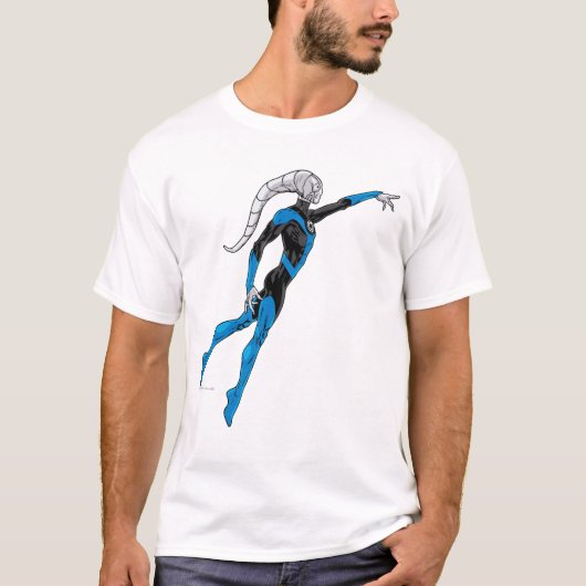 Blauwe lantaarn 10 t-shirt (Voorkant)