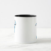 Blauwe lantaarn 1 mok (Midden)