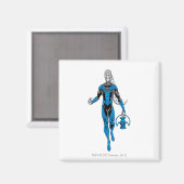 Blauwe lantaarn 4 magneet (Voorkant / Achterkant)