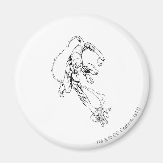 Blauwe lantaarn 9 magneet (Voorkant)