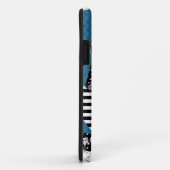 Blauwe lappendeken, populair, patchwork, folk, rus Case-Mate iPhone case (Achterkant/rechts)