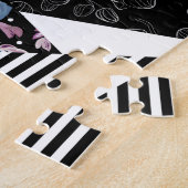 Blauwe lappendeken, populair, patchwork, folk, rus legpuzzel (Zijkant)