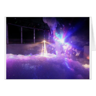 Blauwe laserlampschuim