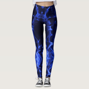 blauwe leggings