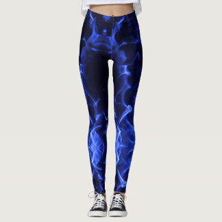 blauwe leggings