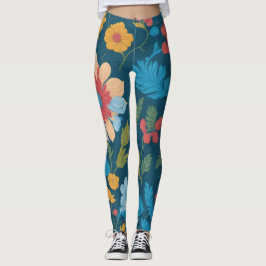 Blauwe Leggings