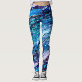 Blauwe Leggings (Voorkant)