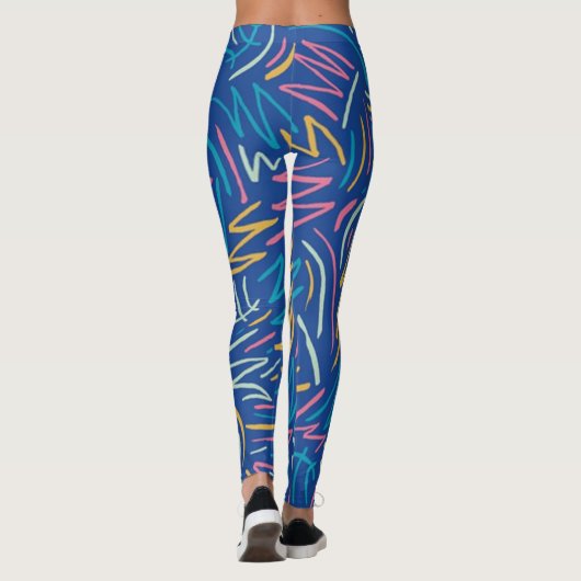 Blauwe Leggings (Achterkant)