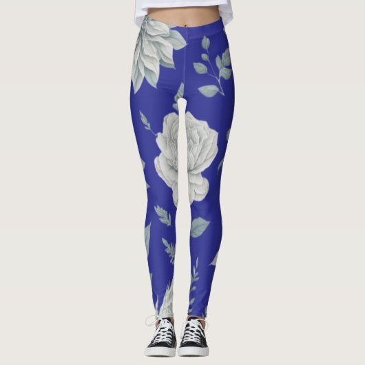 Blauwe Leggings (Voorkant)