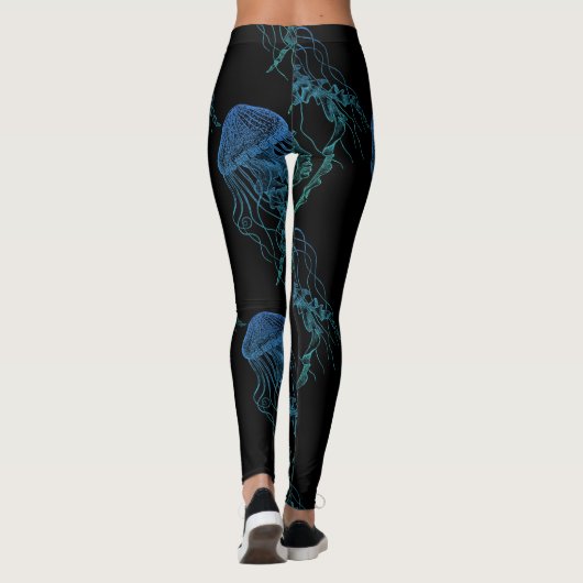 Blauwe Leggings (Achterkant)