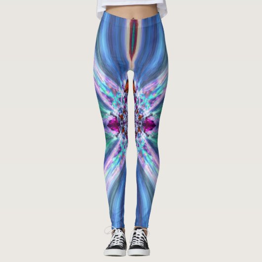 Blauwe Leggings (Voorkant)