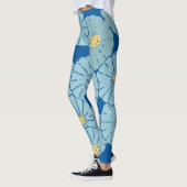 Blauwe Leggings van de Illustratie van het Japanse (Links)