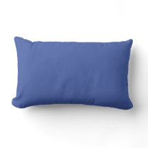 Blauwe lendenkussen 33 cm x 53 cm
