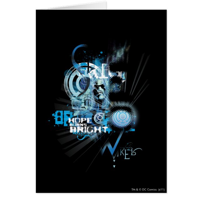 Blauwe leng Grafisch 1 (Voorkant)